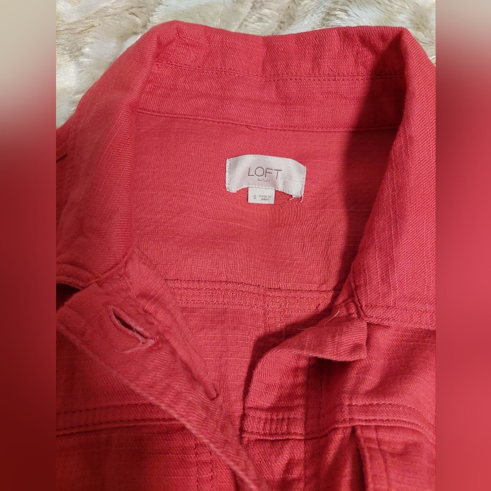Loft Women's Pink Jacket - Picture 3 of 7